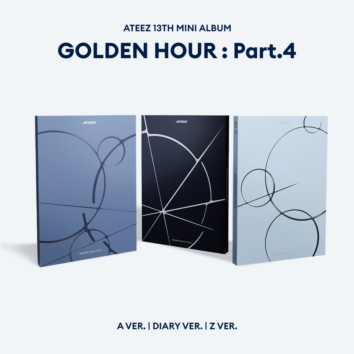 ATEEZ - 13TH MINI ALBUM [GOLDEN HOUR : Part.4] 日本公式輸入盤販売