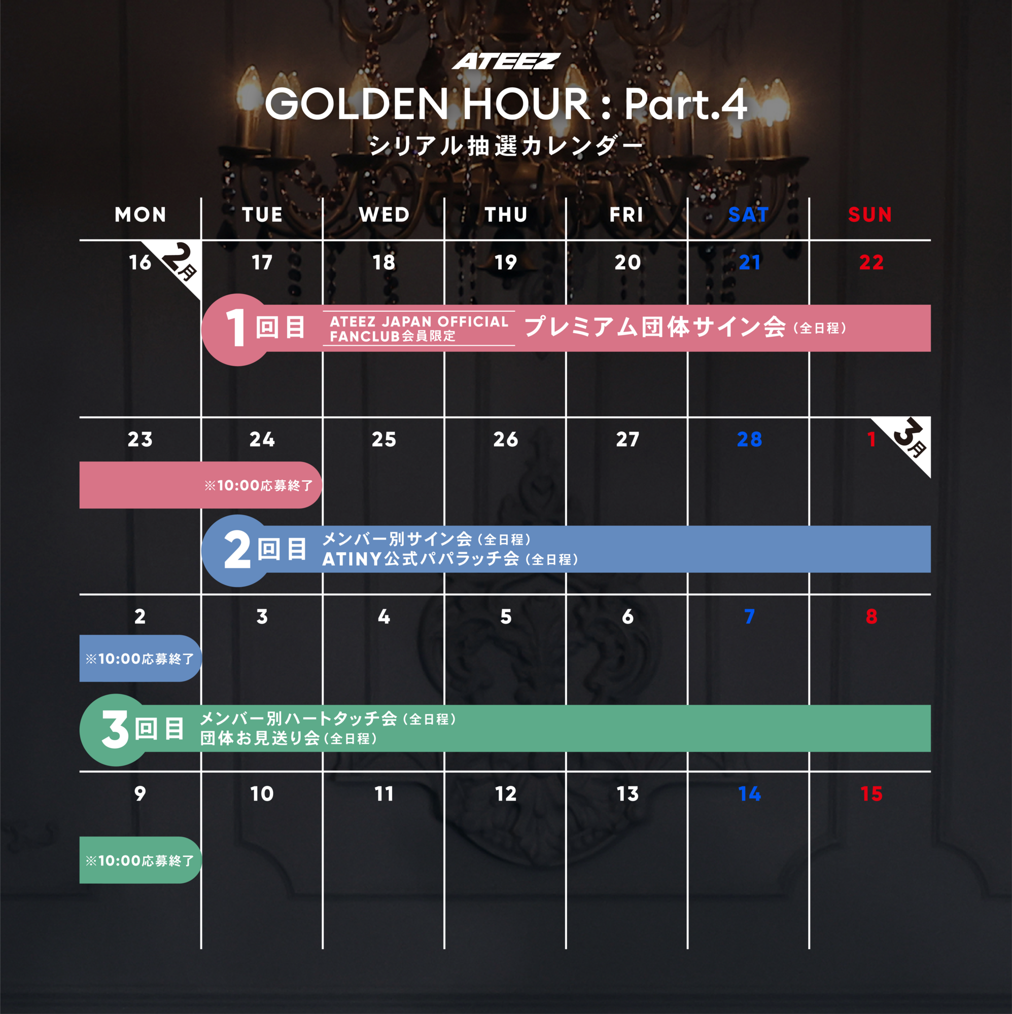 ATEEZ - 13TH MINI ALBUM [GOLDEN HOUR : Part.4] シリアルナンバー