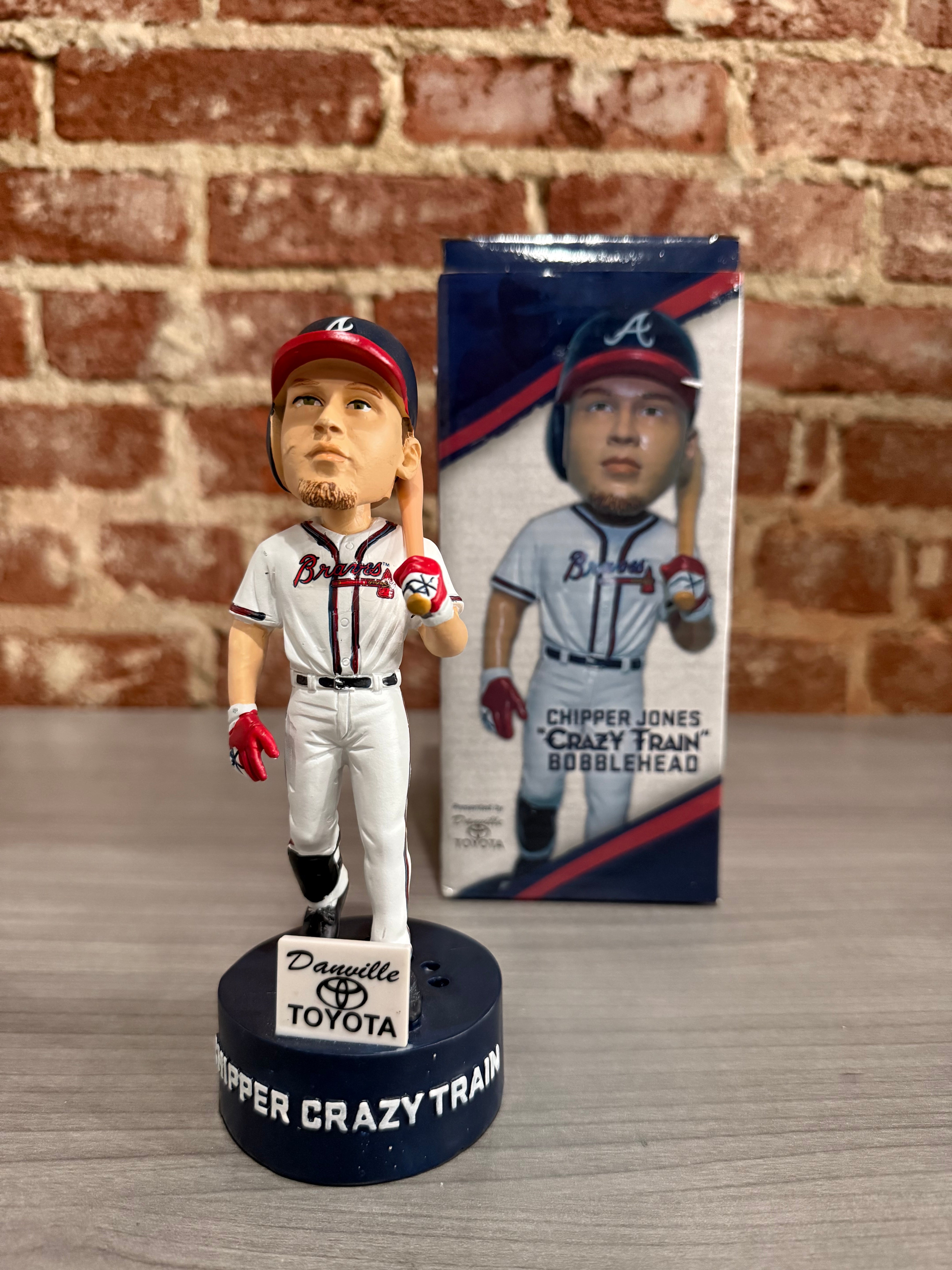 Chipper Jones Danville Braves 'Crazy Train' Bobblehead – Atlanta
