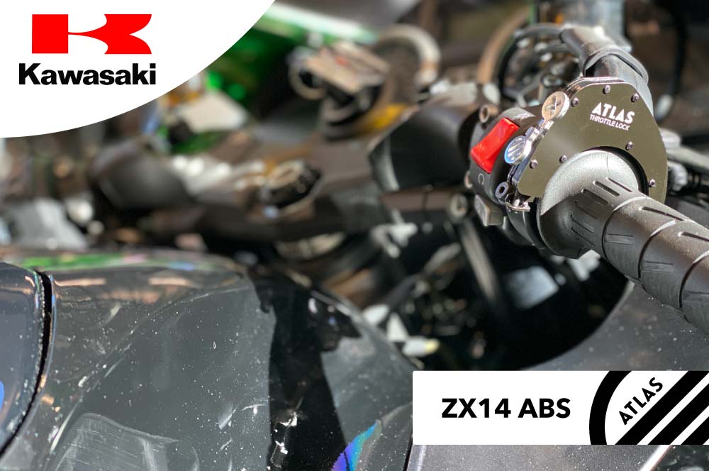 Cruise Control for Kawasaki Motorcycles - ATLAS Throttle Lock
