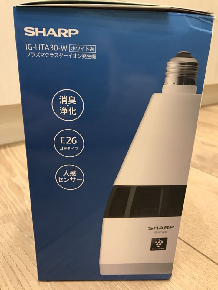 SHARP IG-HTA20-W プラズマクラスター イオン発生器 ホワイト シャープ