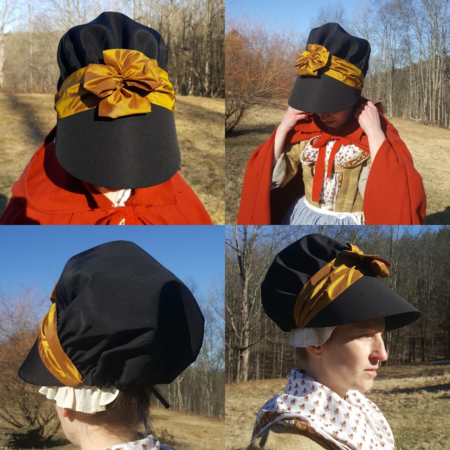 18th Century Bonnet Pattern – At the Sign of the Golden Scissors