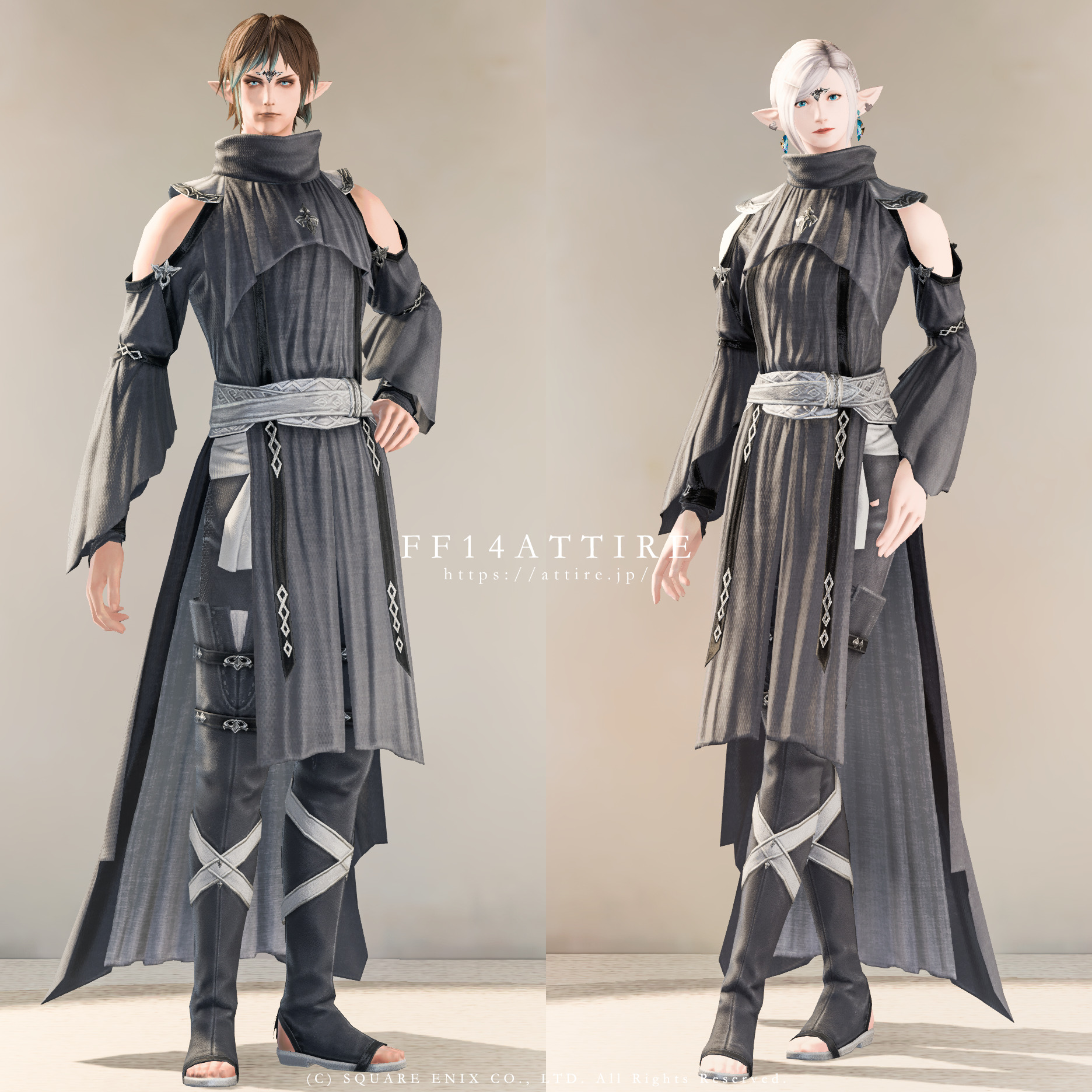 アスフォデロース・キャスターキトン【FF14 装備手帳】｜ミラプリ用