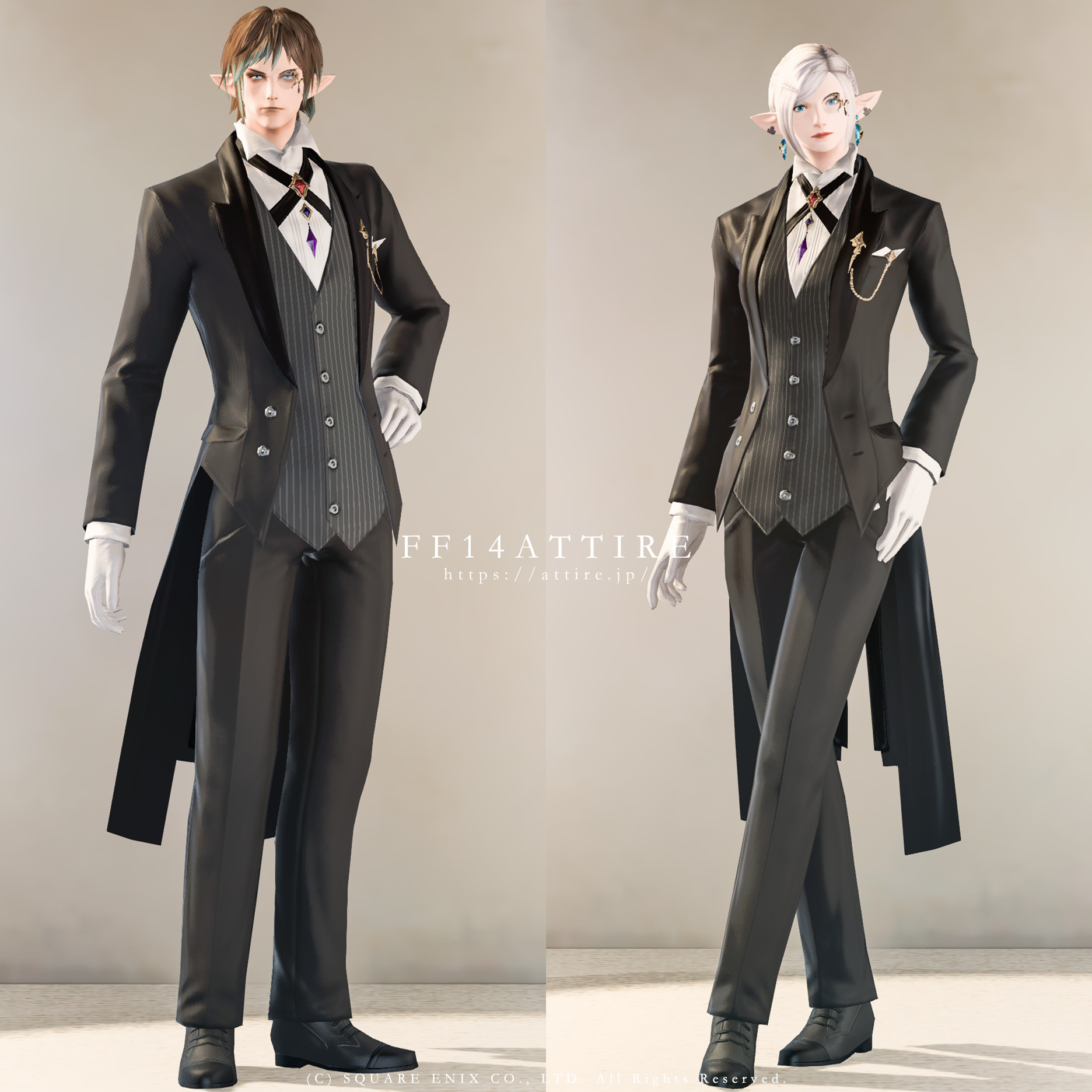 バトラージャケットEX【FF14 装備手帳】｜ミラプリ用装備見た目まとめ