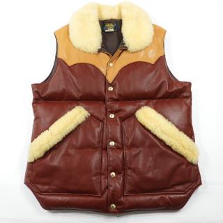 RAINBOW COUNTRY レインボーカントリー レザーダウンベスト 買取