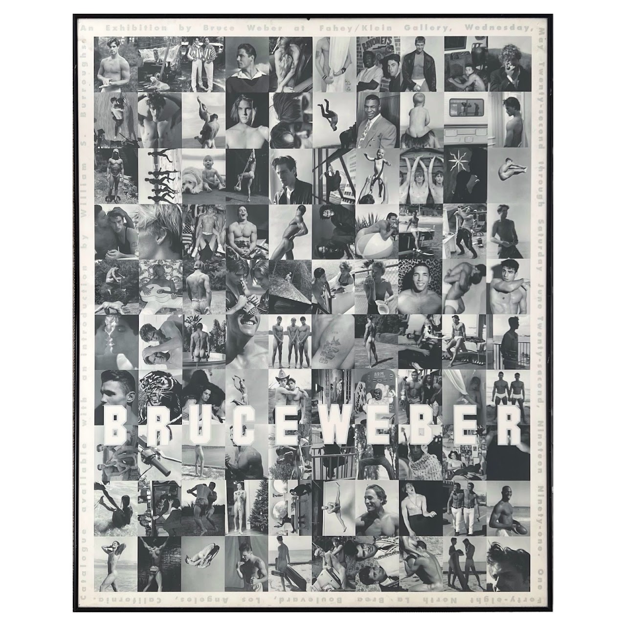 Bruce Weber Exhibition Poster