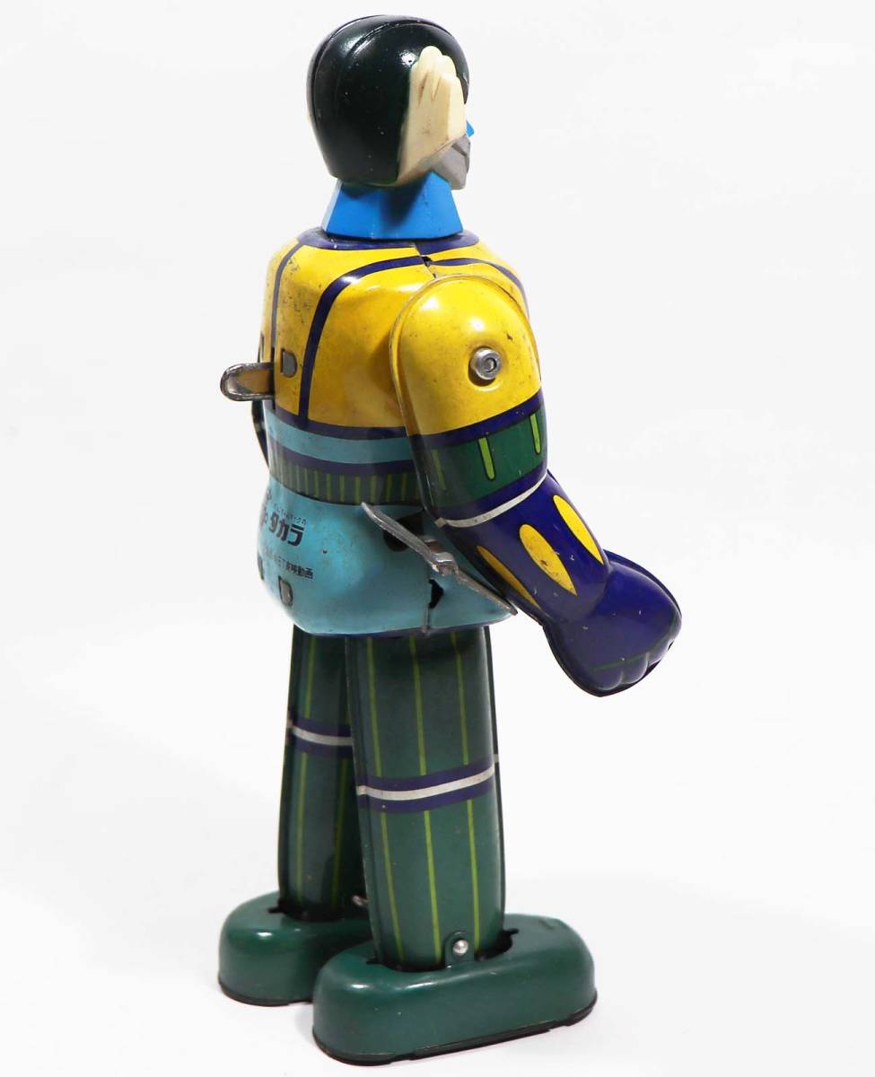 タカラ【鋼鉄ジーグ 】当時物ブリキ ゼンマイ歩行ロボットTIN TOY