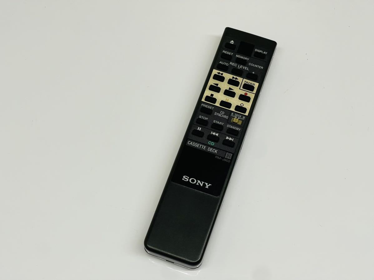 ☆SONY カセットデッキ リモコン RM-J902 ソニー ソニーオーディオ