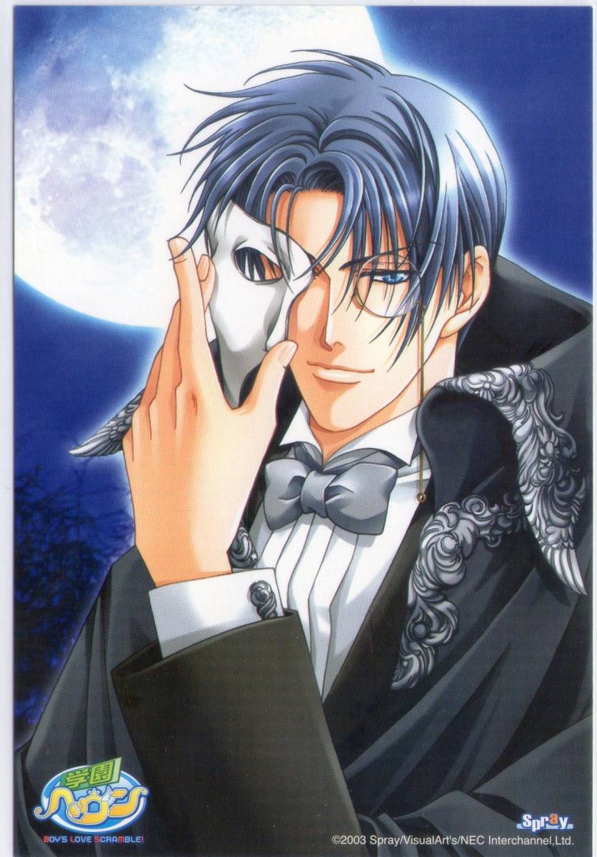 ナチ□氷栗優□版画(初期版)□保証書付き□学園ヘヴン□中嶋英明□鬼恋堂