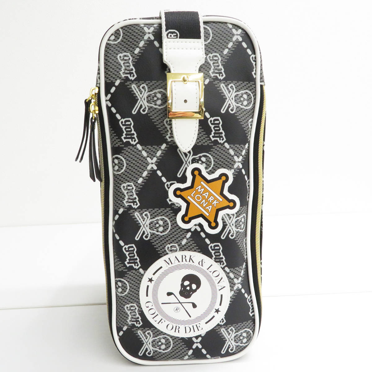 注目・1円～】MARK&LONA マークアンドロナ シューズケース ワッペン