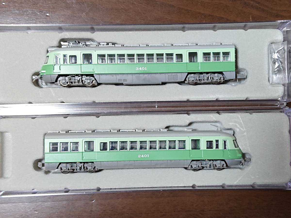 マイクロエース 名鉄 3400系 グリーン 2両 初期ロット品 Nゲージ 名鉄