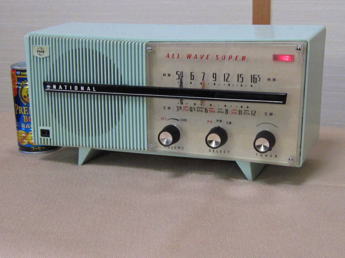☆希少☆ナショナル真空管ラジオ[AX-440]☆整備済・感度良く受信中です