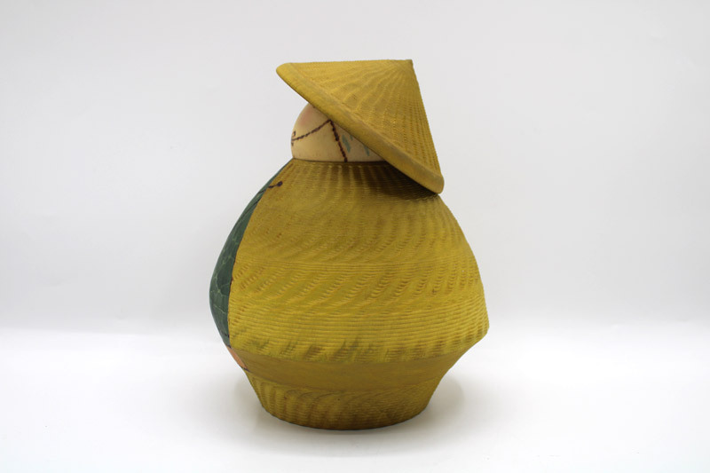 創作こけし 関口三作「幾山河」内閣総理大臣賞3回 通産大臣賞受賞3回