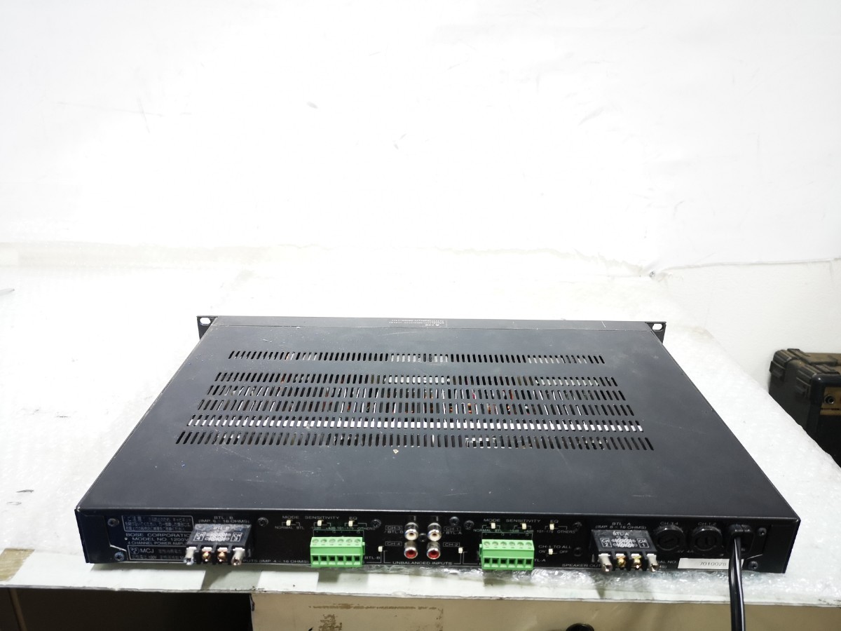 BOSE 1200VI 4chパワーアンプ ジャンク扱い
