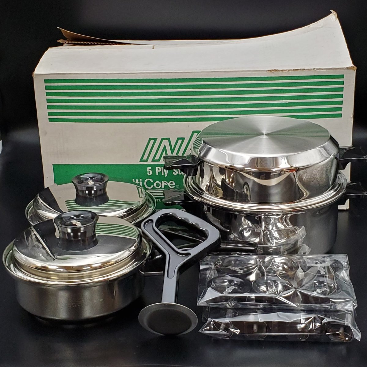 宝蔵】未使用品 INKOR インコア 片手鍋 両手鍋 3点セット