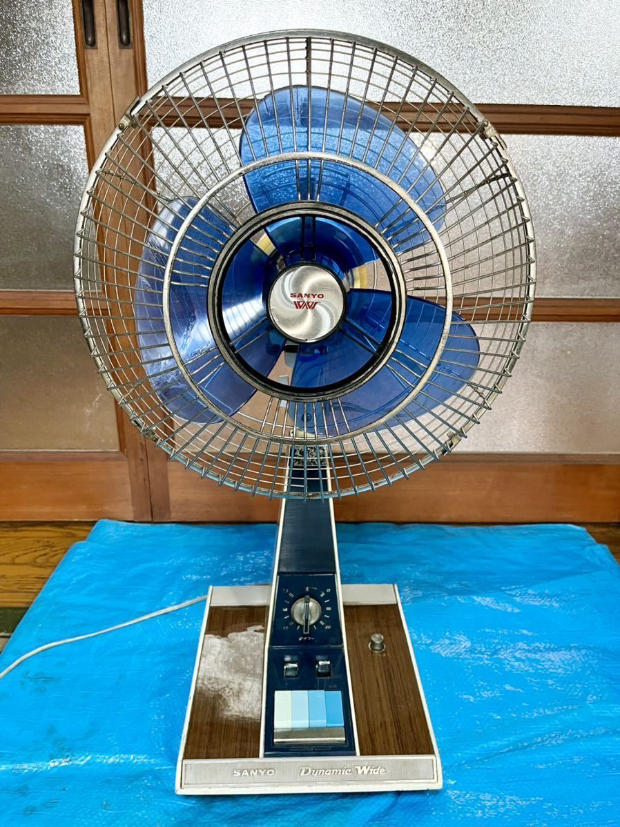 希少なSANYOサンヨー大型扇風機dynamic wide ダイナミックワイド Sanyo