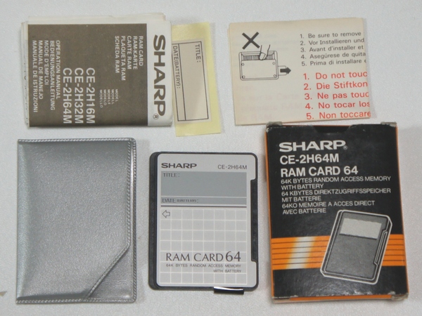 ◇◇SHARP ポケコン用メモリ CE-2H64M 64KB RAM CARD◇◇(ポケット