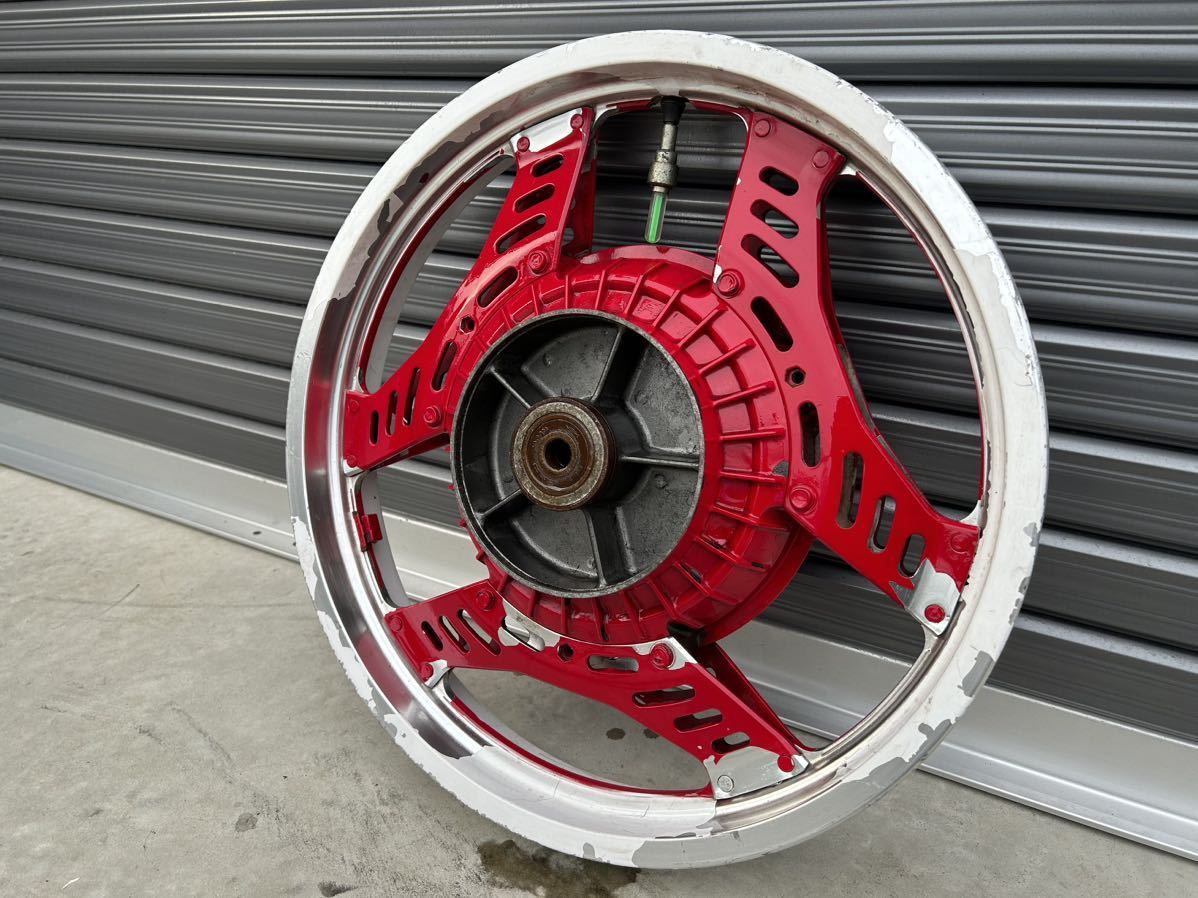 cbx400f 前後ホイールリメイクホイール 製造年月日一致 当時物 HONDA