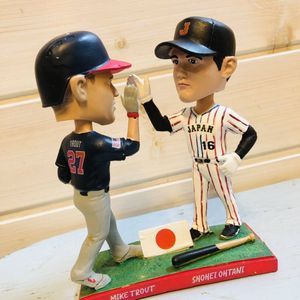 ボブルヘッド 大谷 トラウトのYahoo!オークション(旧ヤフオク!)の相場