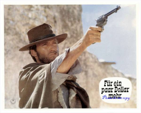 Yahoo!オークション - 1965年 夕陽のガンマン クリント・イーストウッ