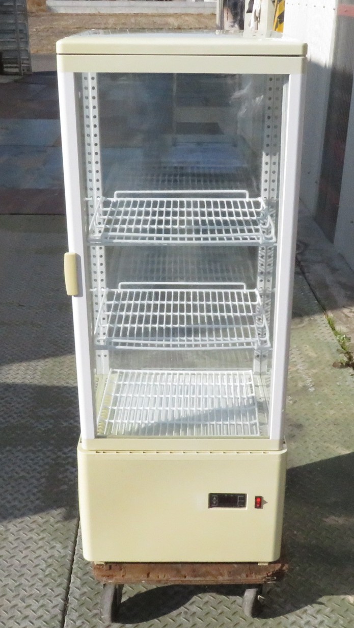 ◼︎引き取り限定◼︎SANYO冷蔵ショーケース 2ドア 白ホワイト花冷蔵庫