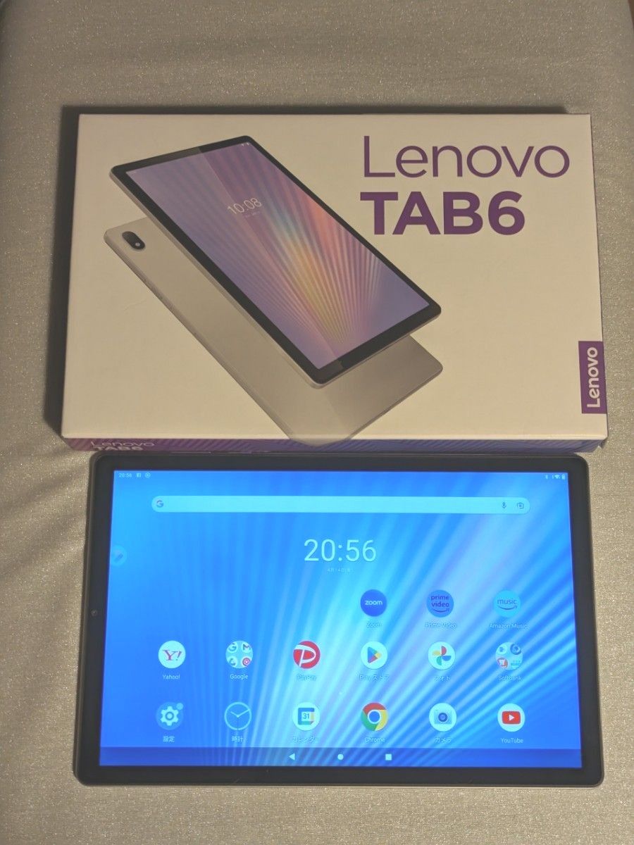 Lenovo TAB6 A101LV ムーンホワイト 〇判定 ソフトバンク レノボ