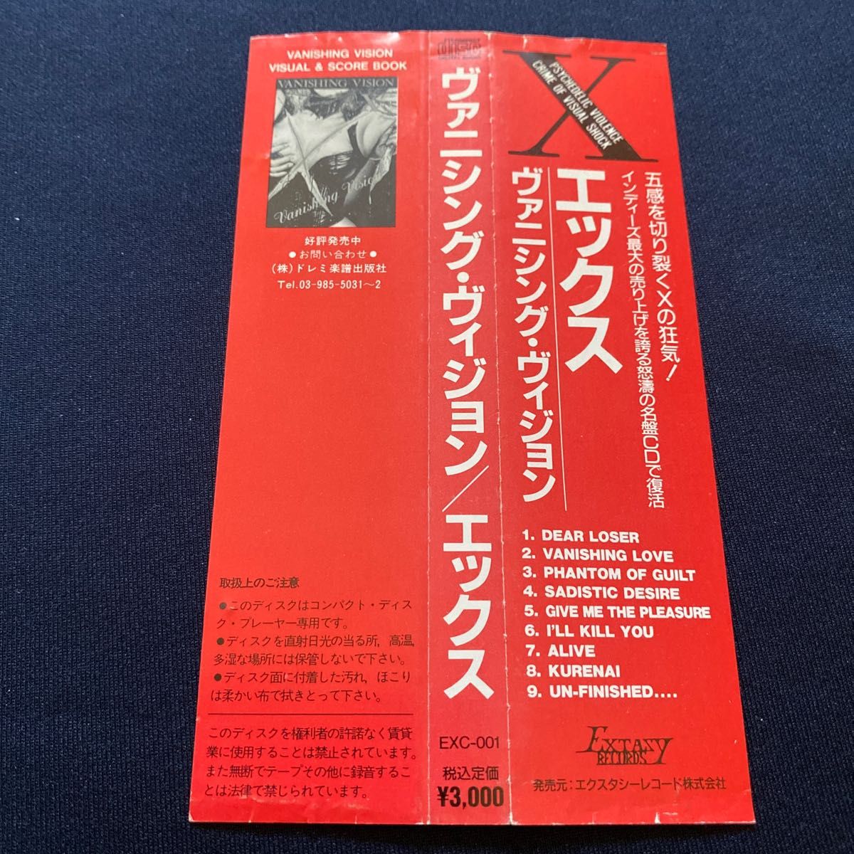 エックス/ヴァニシング・ヴィジョン/X VANISHING VISION X JAPAN JAPAN