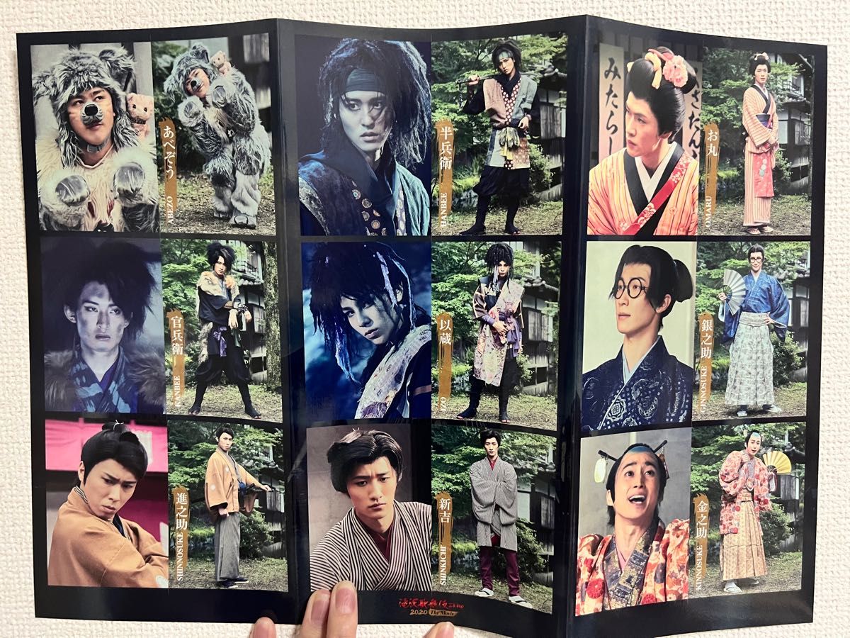 滝沢歌舞伎ZERO2020 通常盤 『鼠小僧』キャラクターデータシート