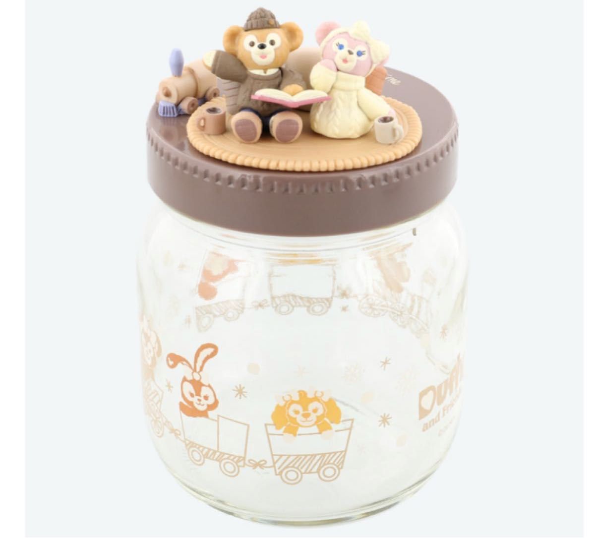 ダッフィー シェリーメイ ココア ガラス瓶 クリスマス2021 ディズニー