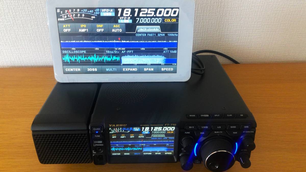 Yahoo!オークション - YAESU FT-710 保証期間残 6ヵ月 美品 + 外部モ