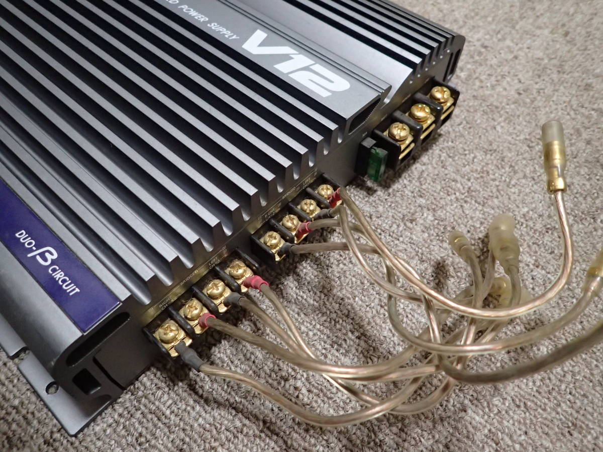 ALPINE アルパイン 車載用パワーアンプ V12 MRV-F300 取扱説明書有