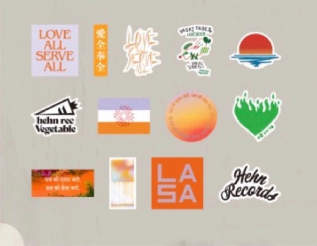 藤井風 LOVE ALL SERVE ALL フレークシールセット｜Yahoo!フリマ（旧