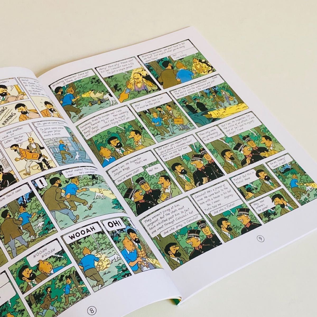 The adventures of TinTin タンタンの冒険 英語コミックス 英語絵本
