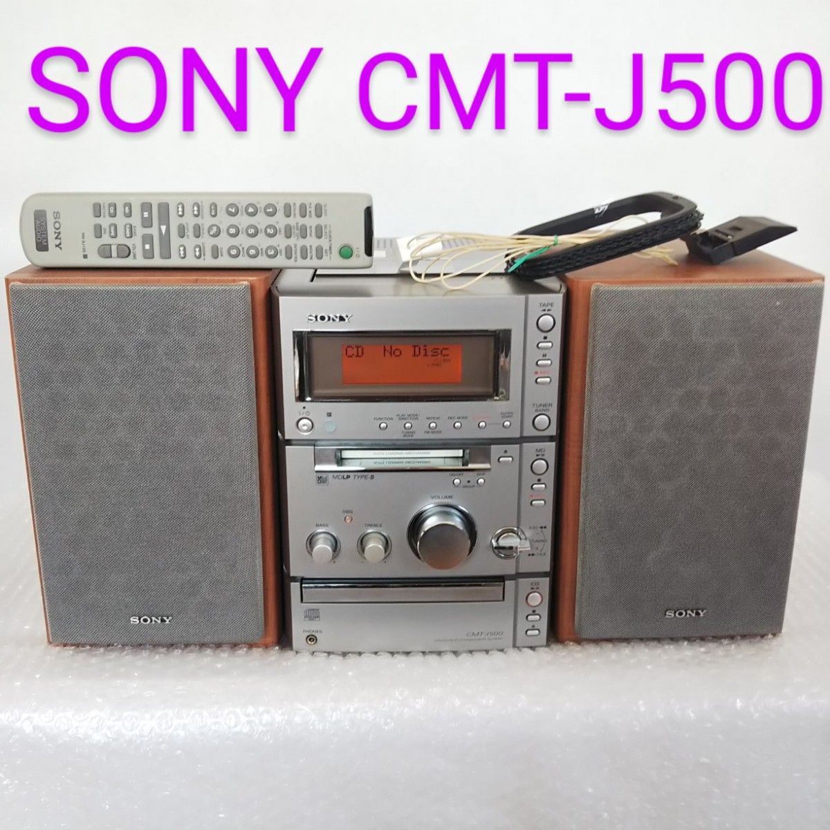 SONY ミニコンポ CMT-J500 03年製 動作品｜Yahoo!フリマ（旧PayPayフリマ）
