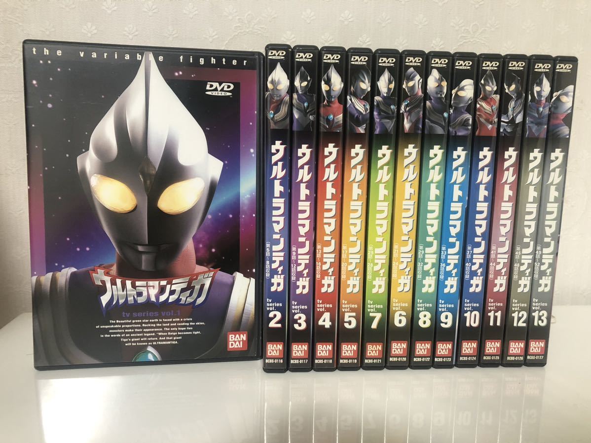 Yahoo!オークション - ウルトラマンティガ Vol.1~13 DVD [全13巻セット