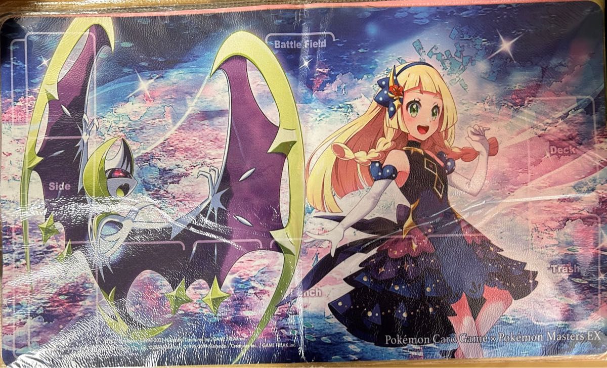ポケカプレイマット リーリエ ルナアーラ ポケマスEX ポケカ25周年