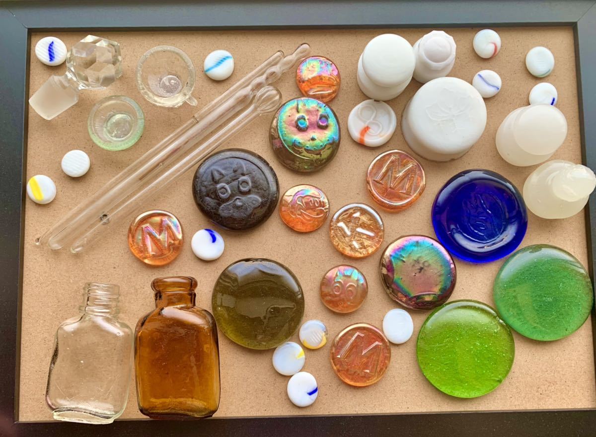 Yahoo!オークション - レトロガラス 玩具 石蹴り ペロペロ のらくろ ミ