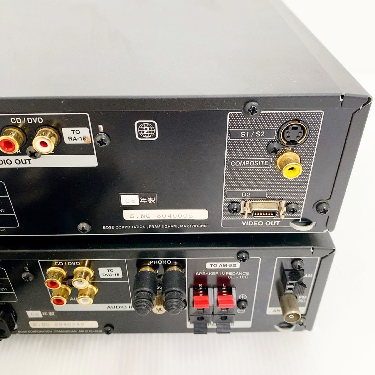BOSE ボーズ RA-18/DVA-18 レシーバー DVDプレーヤー AMS-1 Ⅳ｜Yahoo