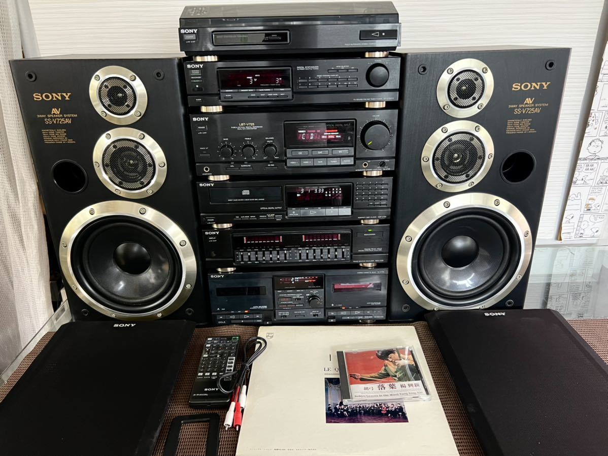 Yahoo!オークション - 内蔵BT付きSONY システムコンポ LBT-V725中古完
