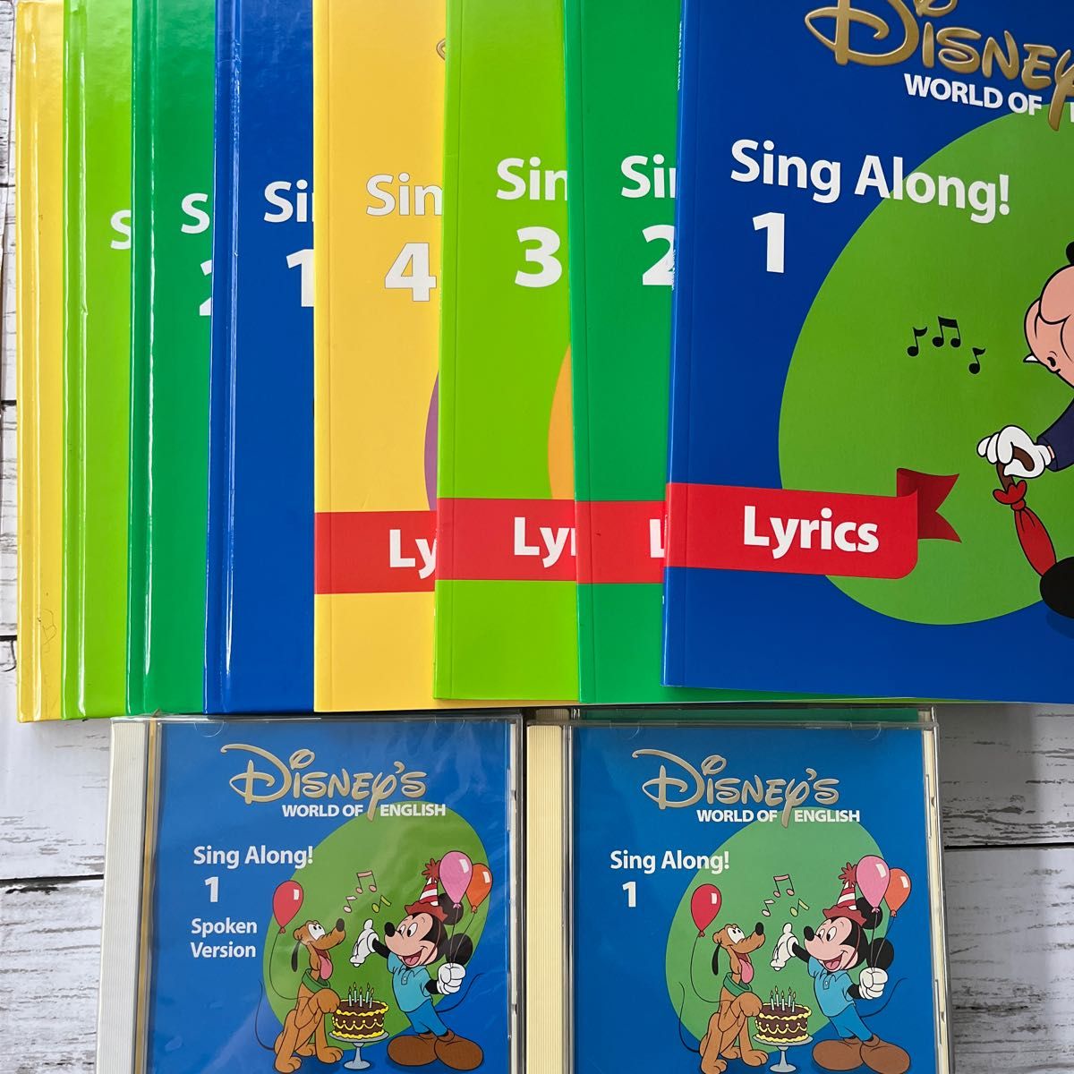 ディズニー英語システム シングアロング ワールドファミリー CD8枚