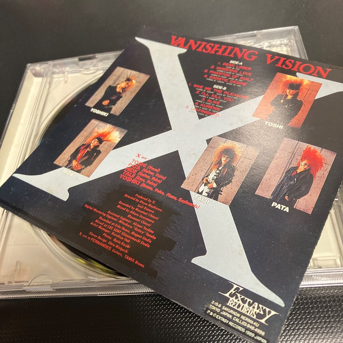 X JAPAN VANISHING VISION EXC-001 CD USA 初回プレス仕様｜Yahoo