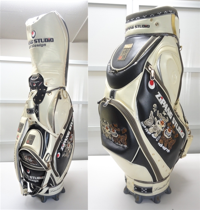 Yahoo!オークション - 即決 琉球ゴルフ ZIPANG STUDIO キャディバッグ