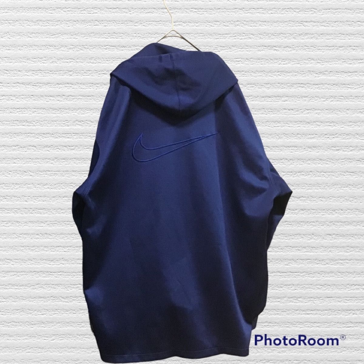 銀タグ 90s ロゴ 稀少 NIKE ハーフジップパーカー XL ナイキ 入手困難