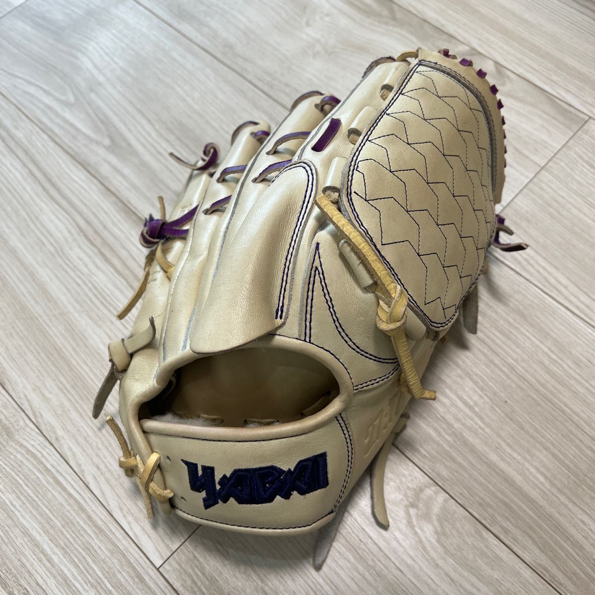 硬式用(軟式使用可)グローブ 投手用 yabai キャメル(ブロンド