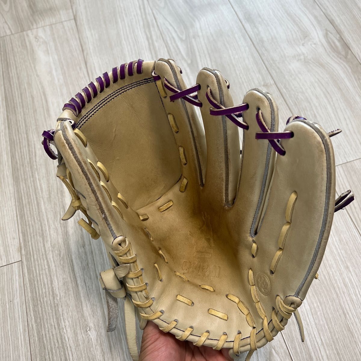 硬式用(軟式使用可)グローブ 投手用 yabai キャメル(ブロンド
