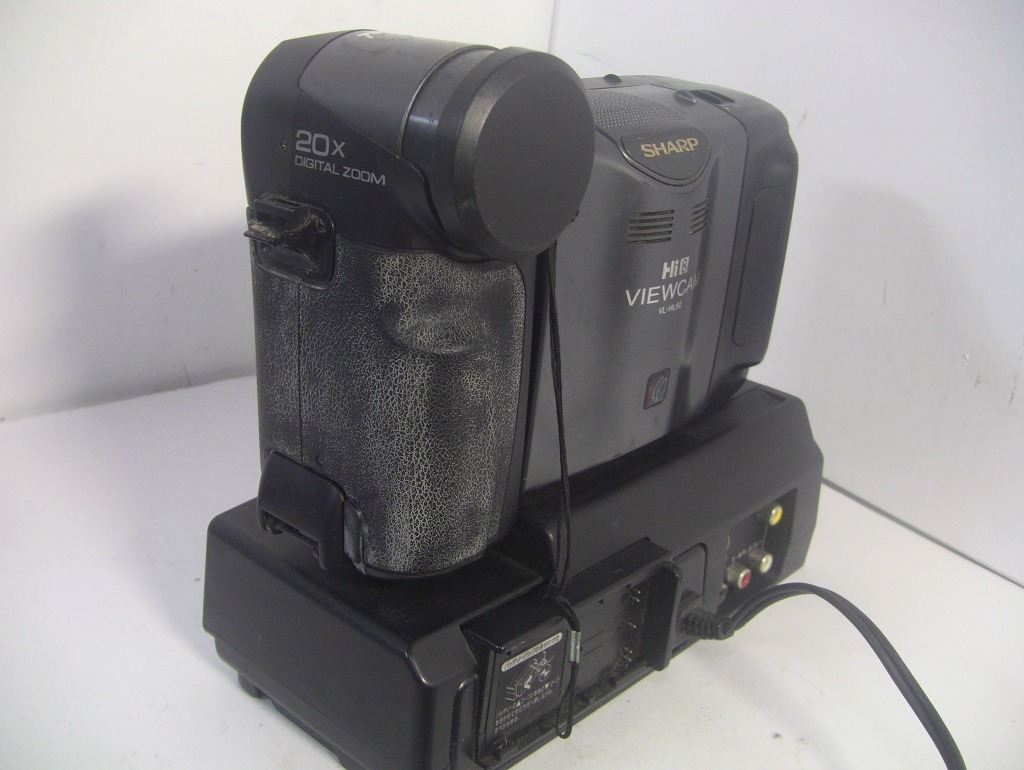 8mmテープ再生できます SHARP Hi8ビデオカメラ VL-HL50 ダビングにご