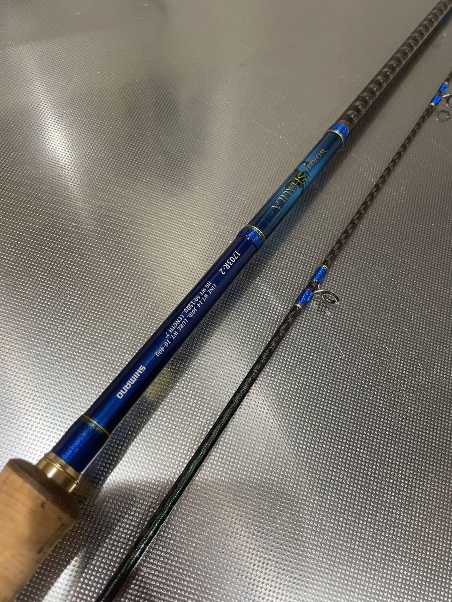 ジャンク】シマノ ワールドシャウラ ブルー 1703R-2（青シャウラ