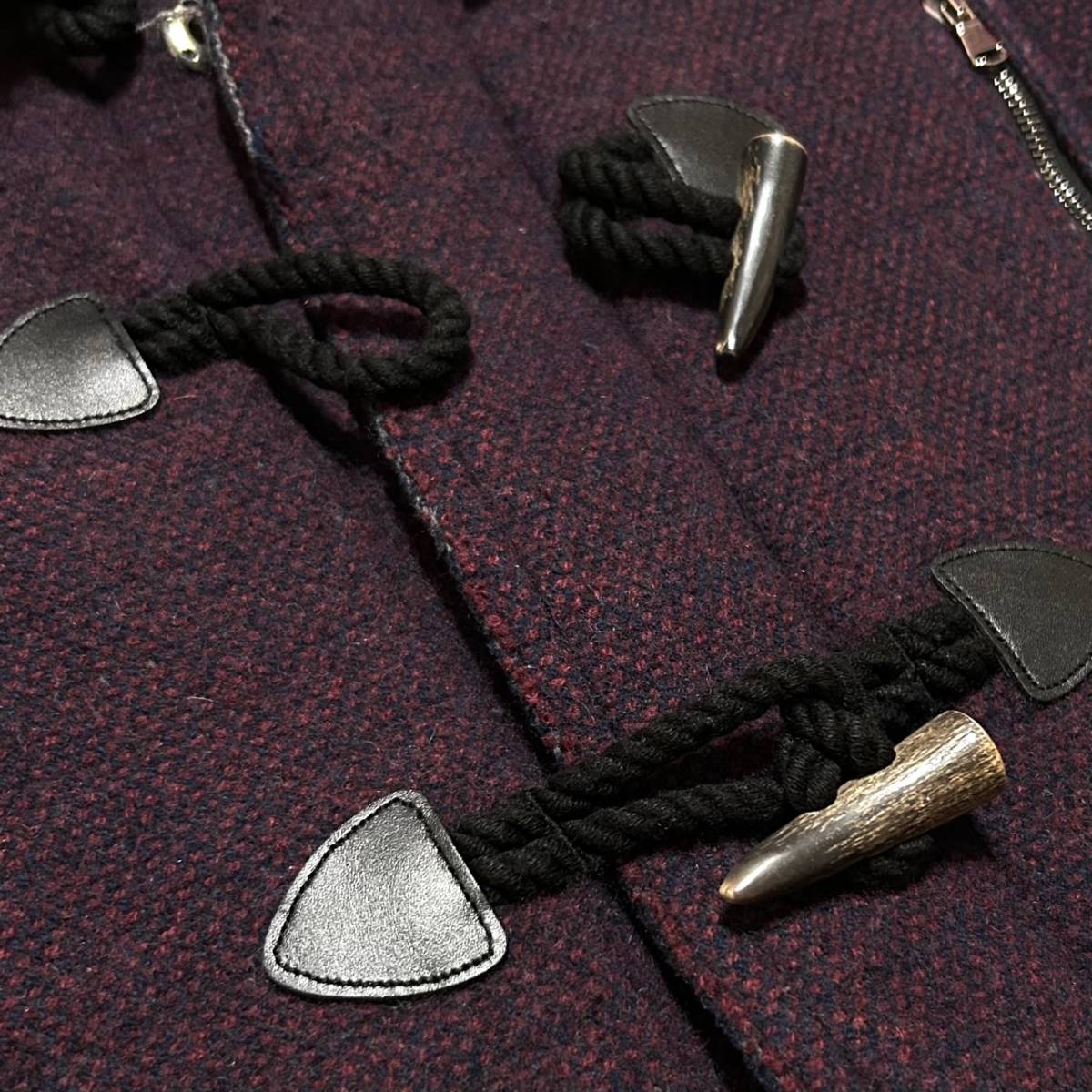 LEON掲載 定価9 2万 junhashimoto BLANKET DUFFLE COAT 2 ジュン