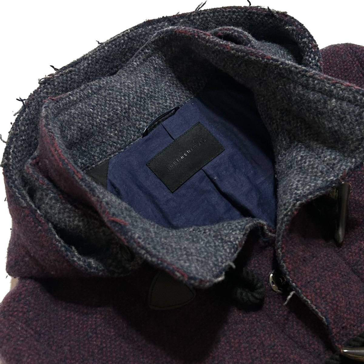 LEON掲載 定価9 2万 junhashimoto BLANKET DUFFLE COAT 2 ジュン