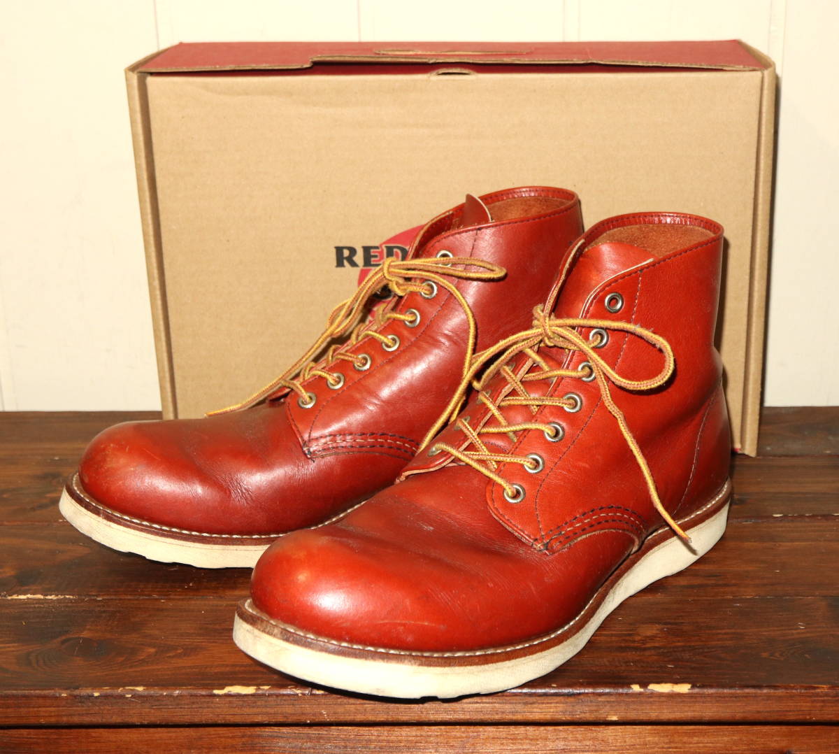 Yahoo!オークション - RED WING レッドウィング 8166 プレーントゥ 10D